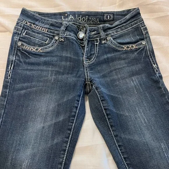 LA idol jeans size 1 - Picture 3 of 4